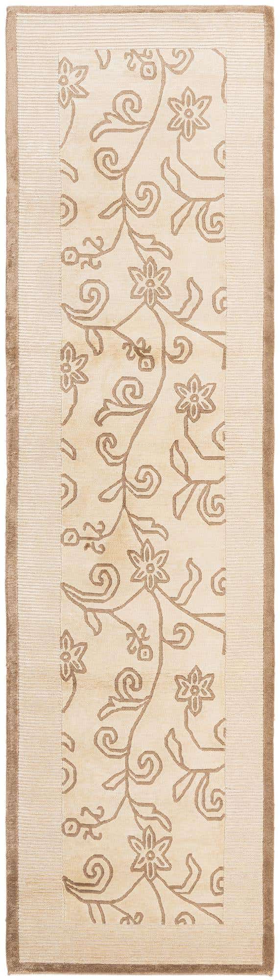 2' 8 x 9' 9 Hand Knotted Darya Wool Runner Rug