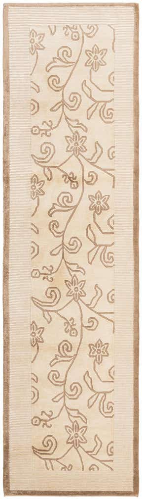 2' 8 x 9' 9 Hand Knotted Darya Wool Runner Rug