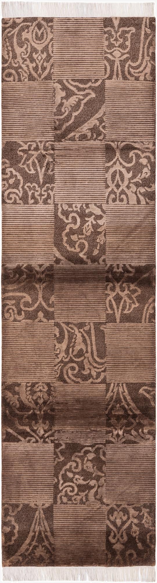 2' 9 x 9' 10  Hand Knotted Darya Wool Runner Rug