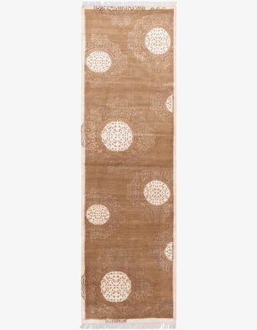 3' x 10' 2 Hand Knotted Darya Wool Runner Rug