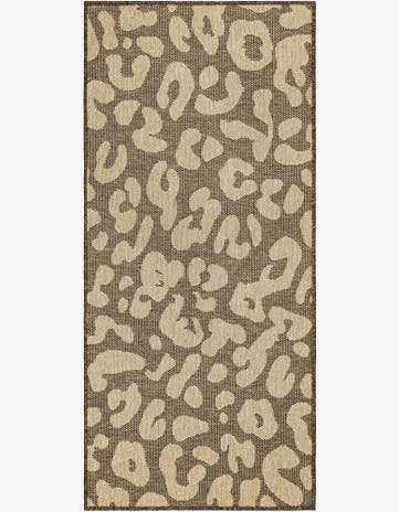 Brown Dunes Runner Rug