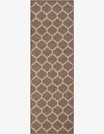 Brown Dunes Runner Rug