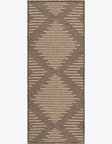 Brown Dunes Runner Rug