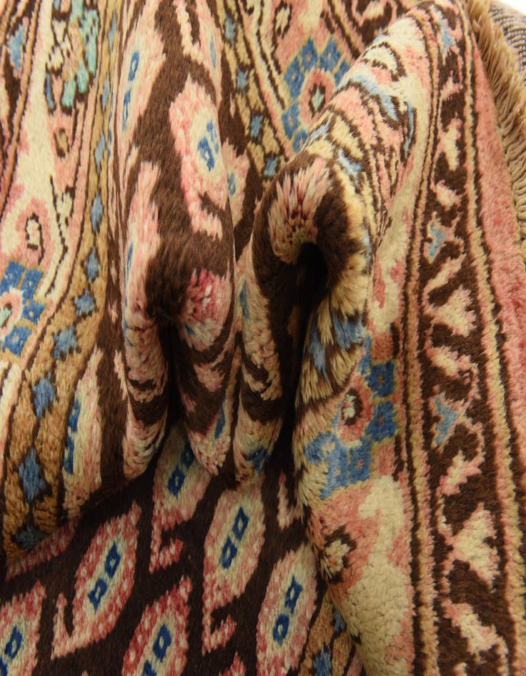 Detail image of 3' 7 x 10' 3  Hand Knotted Farahan Persian Wool Runner Rug
