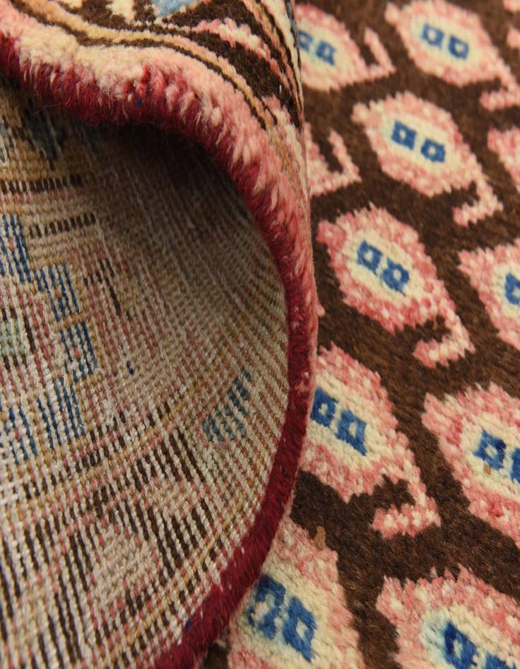 Detail image of 3' 7 x 10' 3  Hand Knotted Farahan Persian Wool Runner Rug