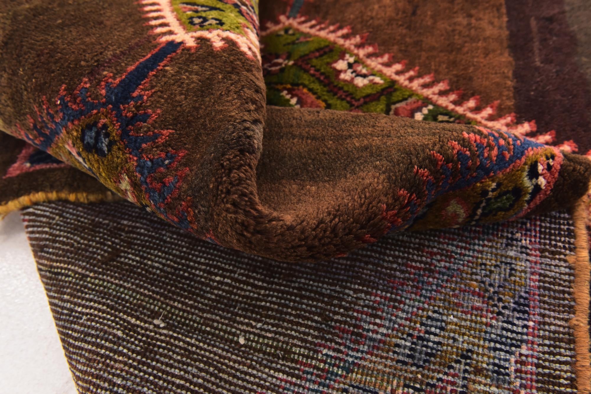 3' 10 x 9' 10 Hand Knotted Farahan Persian Wool Runner Rug