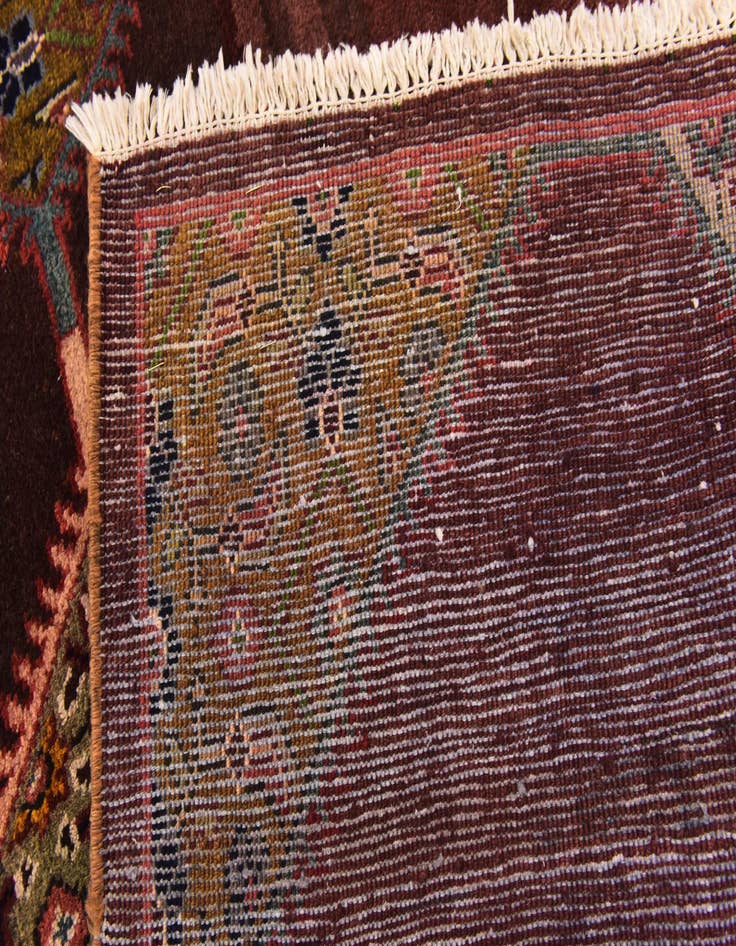 Detail image of 3' 10 x 9' 10  Hand Knotted Farahan Persian Wool Runner Rug