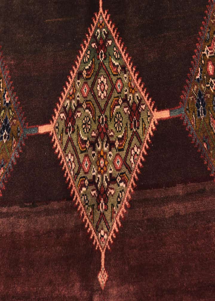 3' 10 x 9' 10 Hand Knotted Farahan Persian Wool Runner Rug