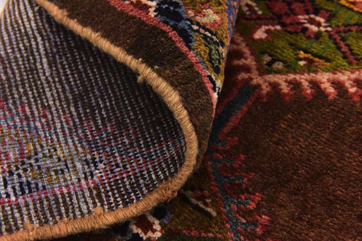 3' 10 x 9' 10 Hand Knotted Farahan Persian Wool Runner Rug