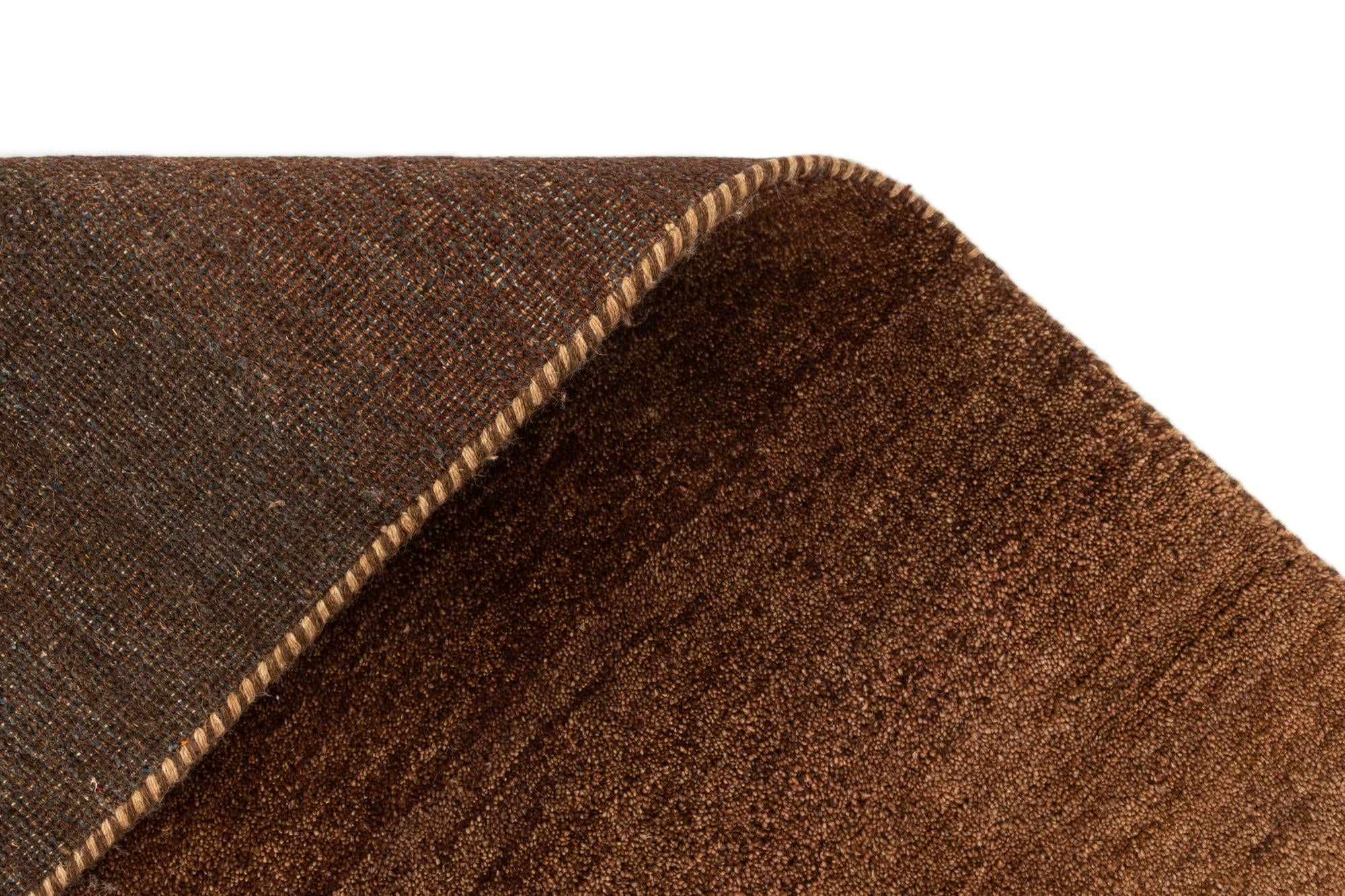 2' 8 x 11' Hand Knotted Gabbeh Wool Runner Rug