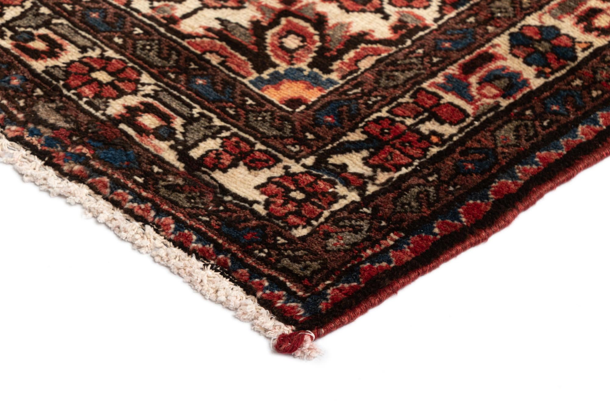 3' 10 x 9' 11 Hamedan Wool Runner Rug