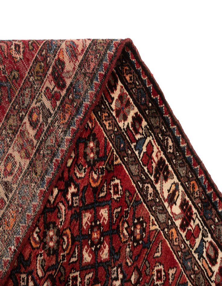 Detail image of 3' 10 x 9' 11 Hamedan Wool Runner Rug
