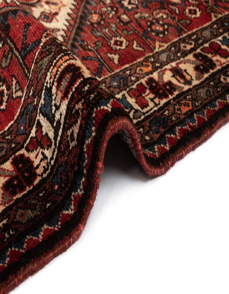 Detail image of 3' 10 x 9' 11 Hamedan Wool Runner Rug