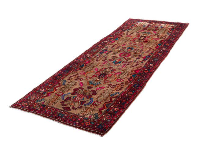 120cm x 335cm Hamedan Wool Runner Rug