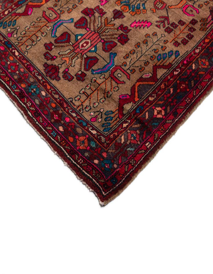 Detail image of 3' 10 x 10' 11 Hamedan Wool Runner Rug