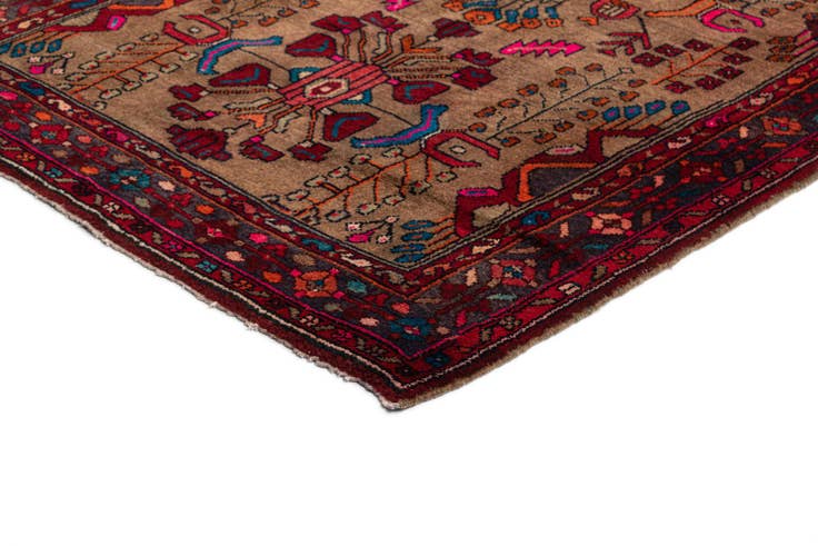 Detail image of 120cm x 335cm Hamedan Wool Runner Rug