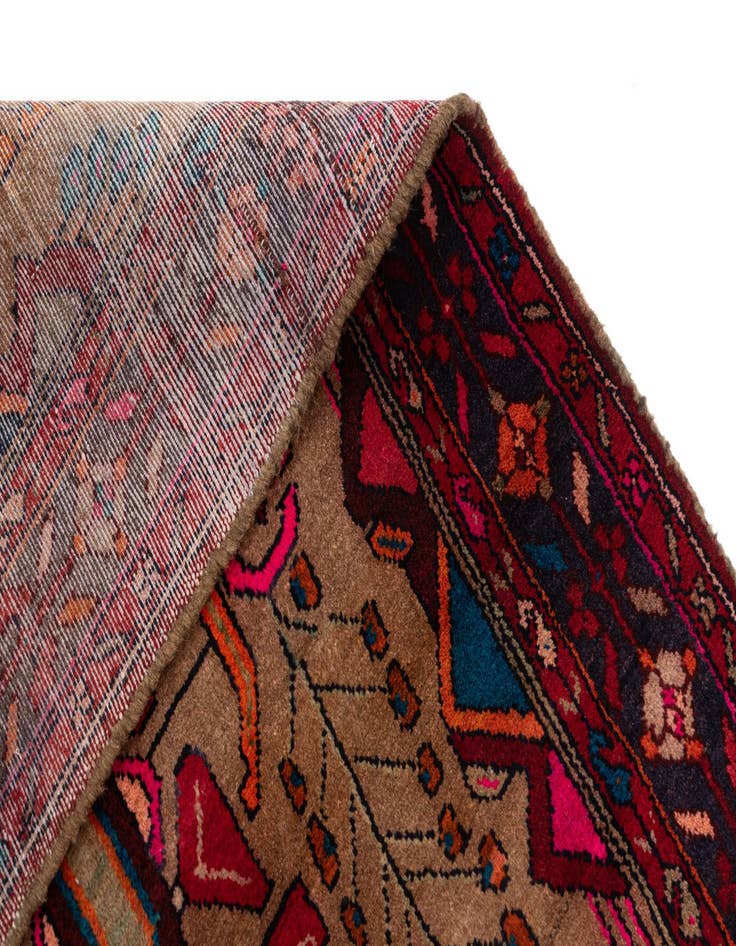 Detail image of 3' 10 x 10' 11 Hamedan Wool Runner Rug