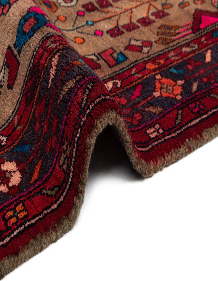 Detail image of 3' 10 x 10' 11 Hamedan Wool Runner Rug
