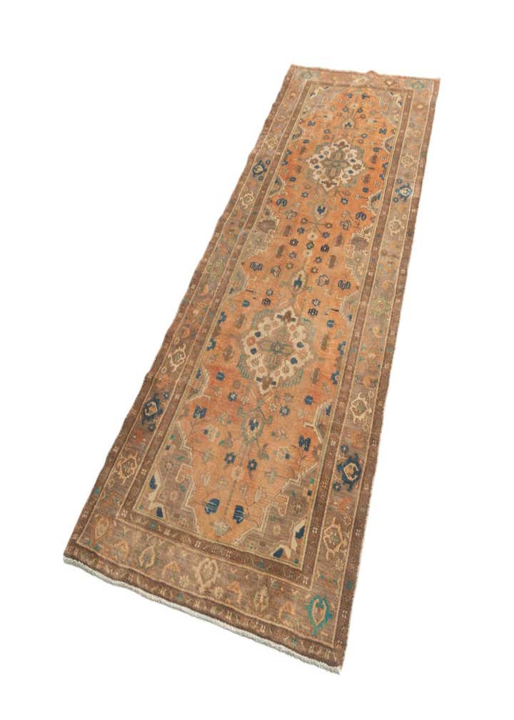 3' 9 x 9' 7 Hamedan Runner Rug