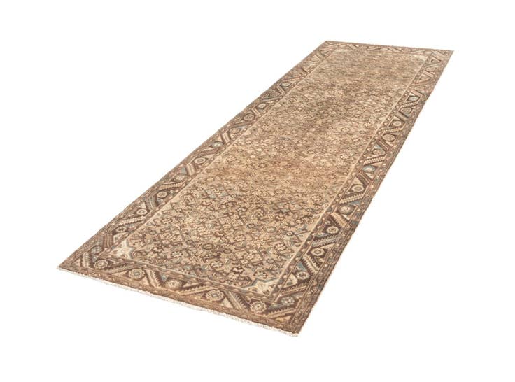 Detail image of 3' 6 x 10' 6 Hamedan Runner Rug