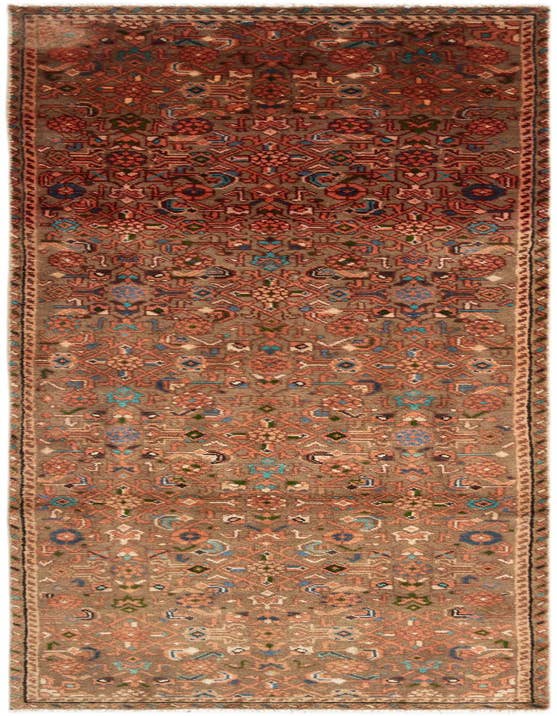 Detail image of 2' 6 x 9' Hamedan Runner Rug