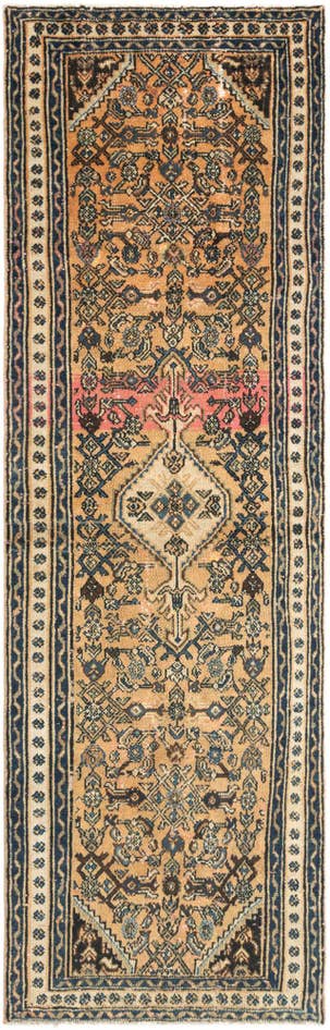 Detail image of 3' 2 x 10' Hamedan Runner Rug