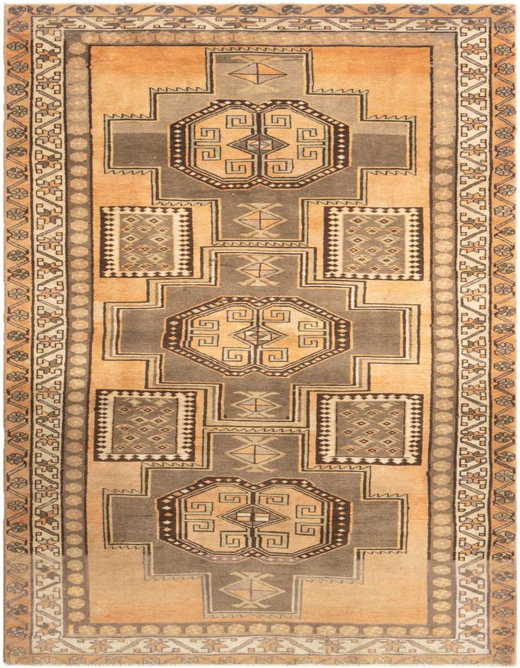 Detail image of 4' 5 x 10' 9 Hamedan Runner Rug