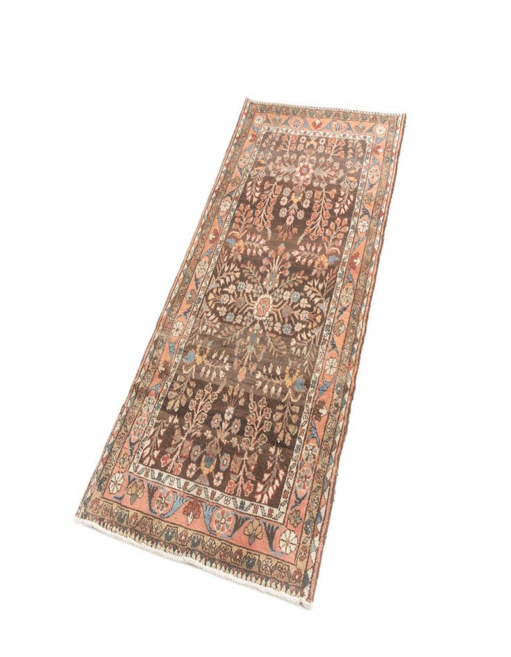 Detail image of 3' 2 x 7' 4 Hamedan Runner Rug