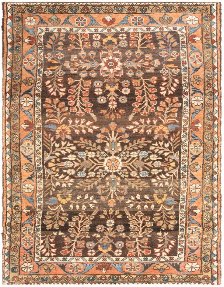 Detail image of 3' 2 x 7' 4 Hamedan Runner Rug