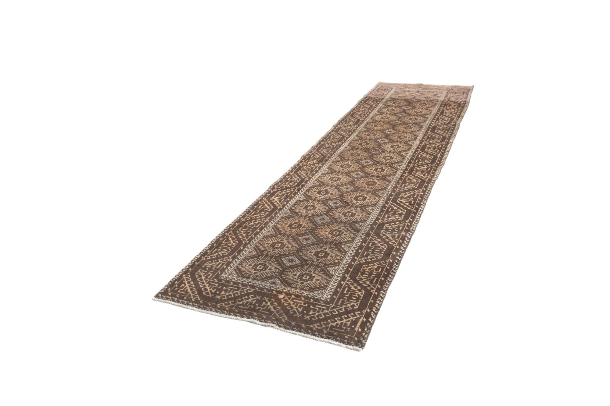3' 9 x 13' Hamedan Runner Rug