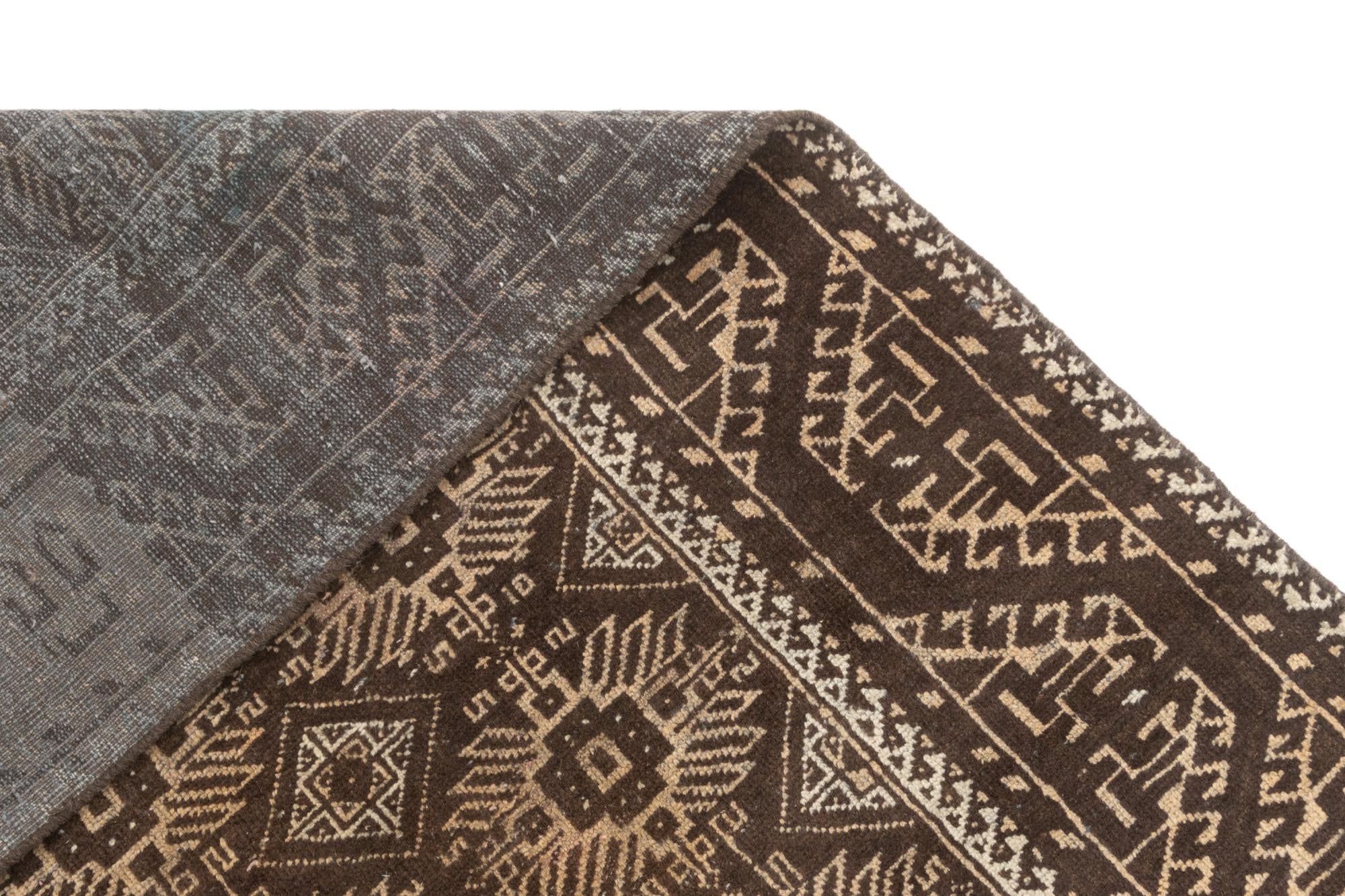 3' 9 x 13' Hamedan Runner Rug