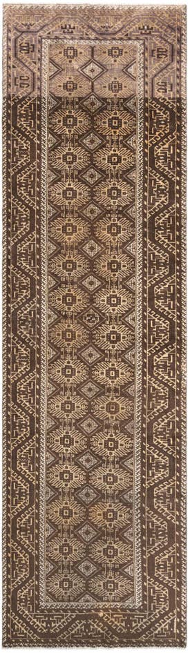 Detail image of 3' 9 x 13' Hamedan Runner Rug