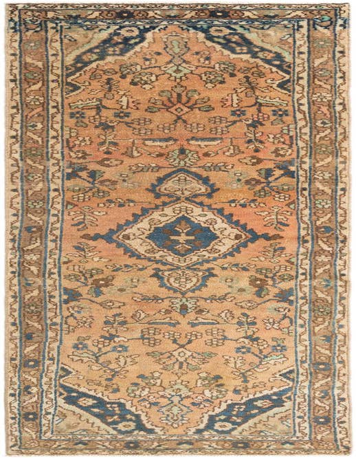 Detail image of 2' 11 x 11' 7 Hamedan Runner Rug