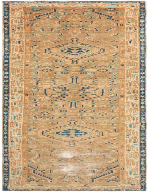 Detail image of 2' 6 x 10' 7 Hamedan Runner Rug