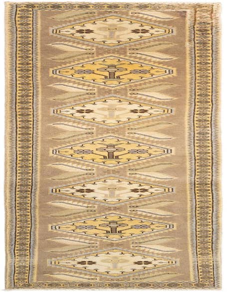 Detail image of 2' 4 x 11' 3 Hamedan Runner Rug
