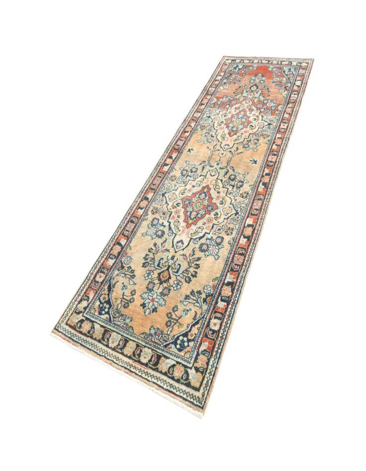 Detail image of 3' 7 x 13' Hamedan Runner Rug
