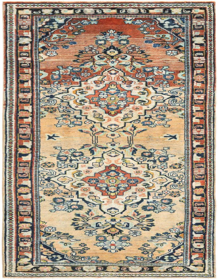 Detail image of 3' 7 x 13' Hamedan Runner Rug