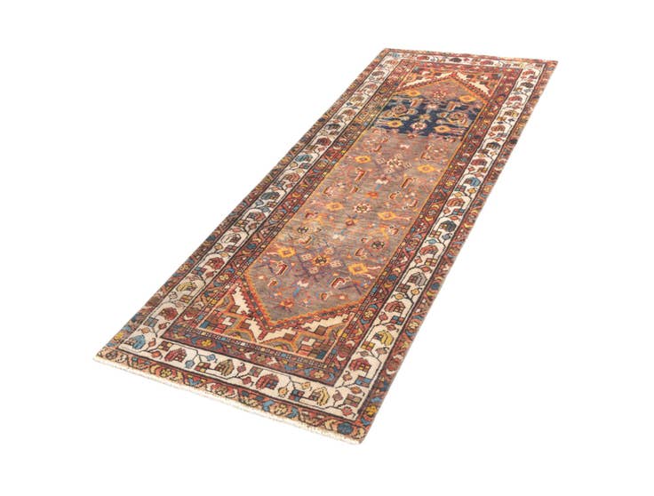 Detail image of 2' 7 x 7' 9 Hamedan Runner Rug