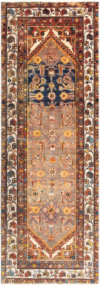 Detail image of 2' 7 x 7' 9 Hamedan Runner Rug