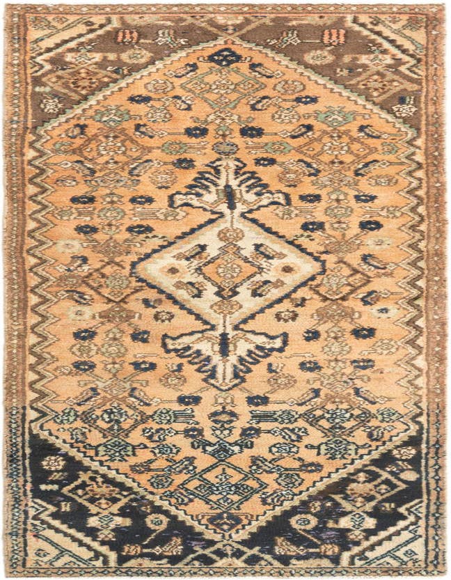 Detail image of 2' 11 x 8' 6 Hamedan Runner Rug