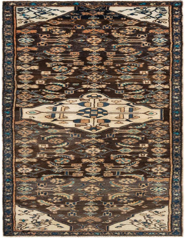 Detail image of 2' 6 x 8' 8 Hamedan Runner Rug