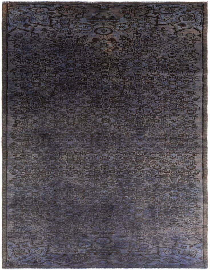 Detail image of 3' 10 x 9' 11 Hamedan Runner Rug
