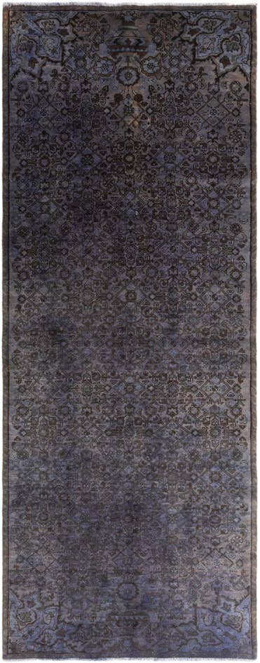 Detail image of 3' 10 x 9' 11 Hamedan Runner Rug