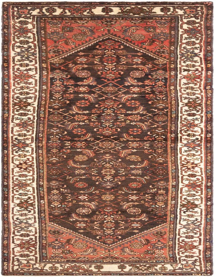 Detail image of 3' 5 x 10' 10 Hamedan Runner Rug
