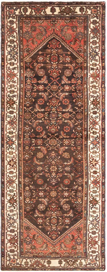 Detail image of 3' 5 x 10' 10 Hamedan Runner Rug