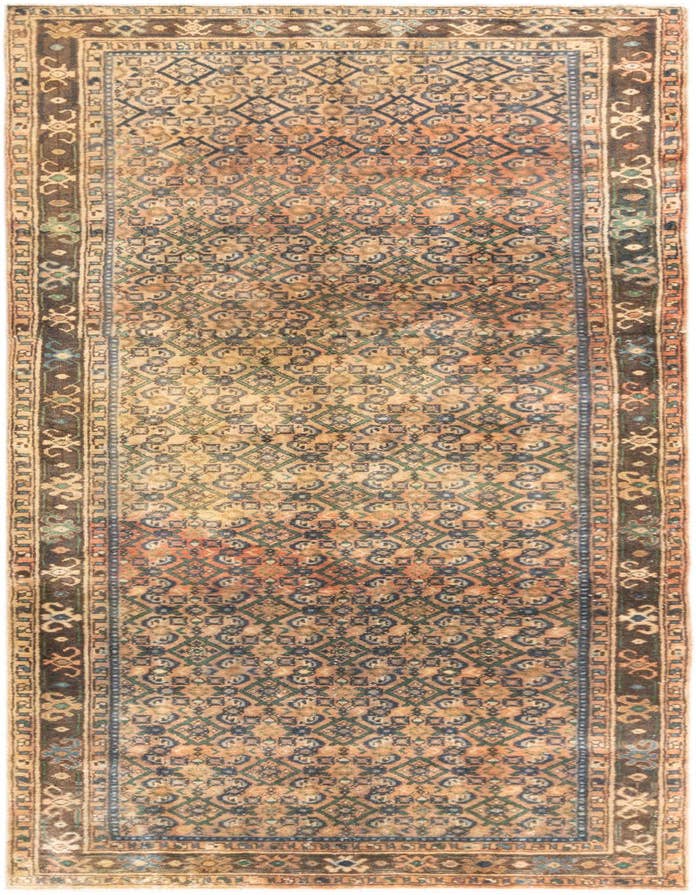 Detail image of 3' 6 x 10' 2 Hamedan Runner Rug