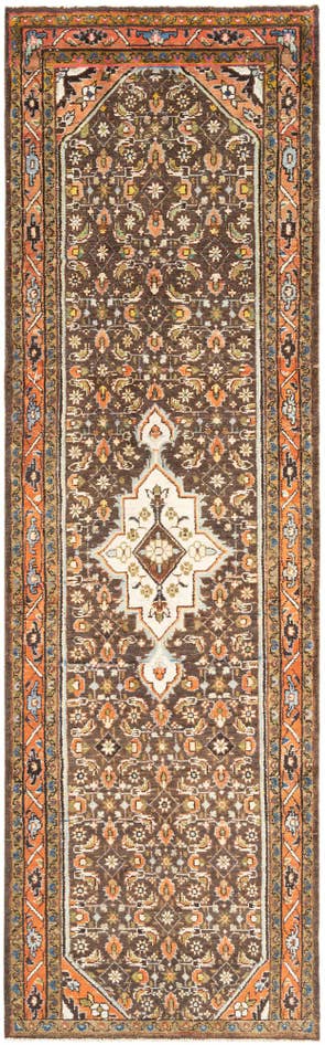 Detail image of 3' 2 x 10' 2 Hamedan Runner Rug