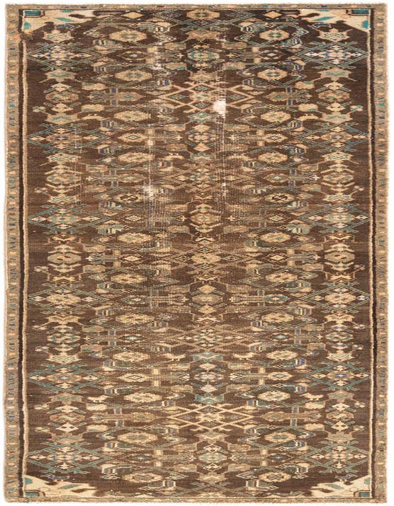 Detail image of 2' 6 x 9' 1 Hamedan Runner Rug