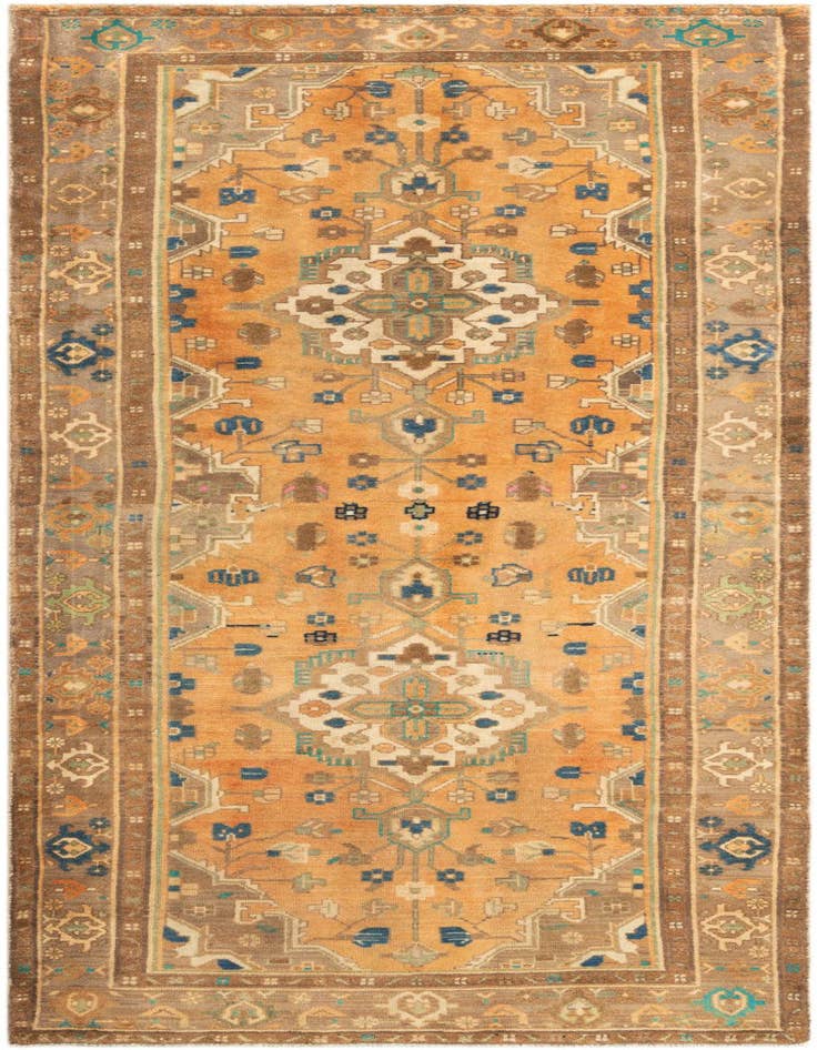 Detail image of 3' 9 x 9' 7 Hamedan Runner Rug