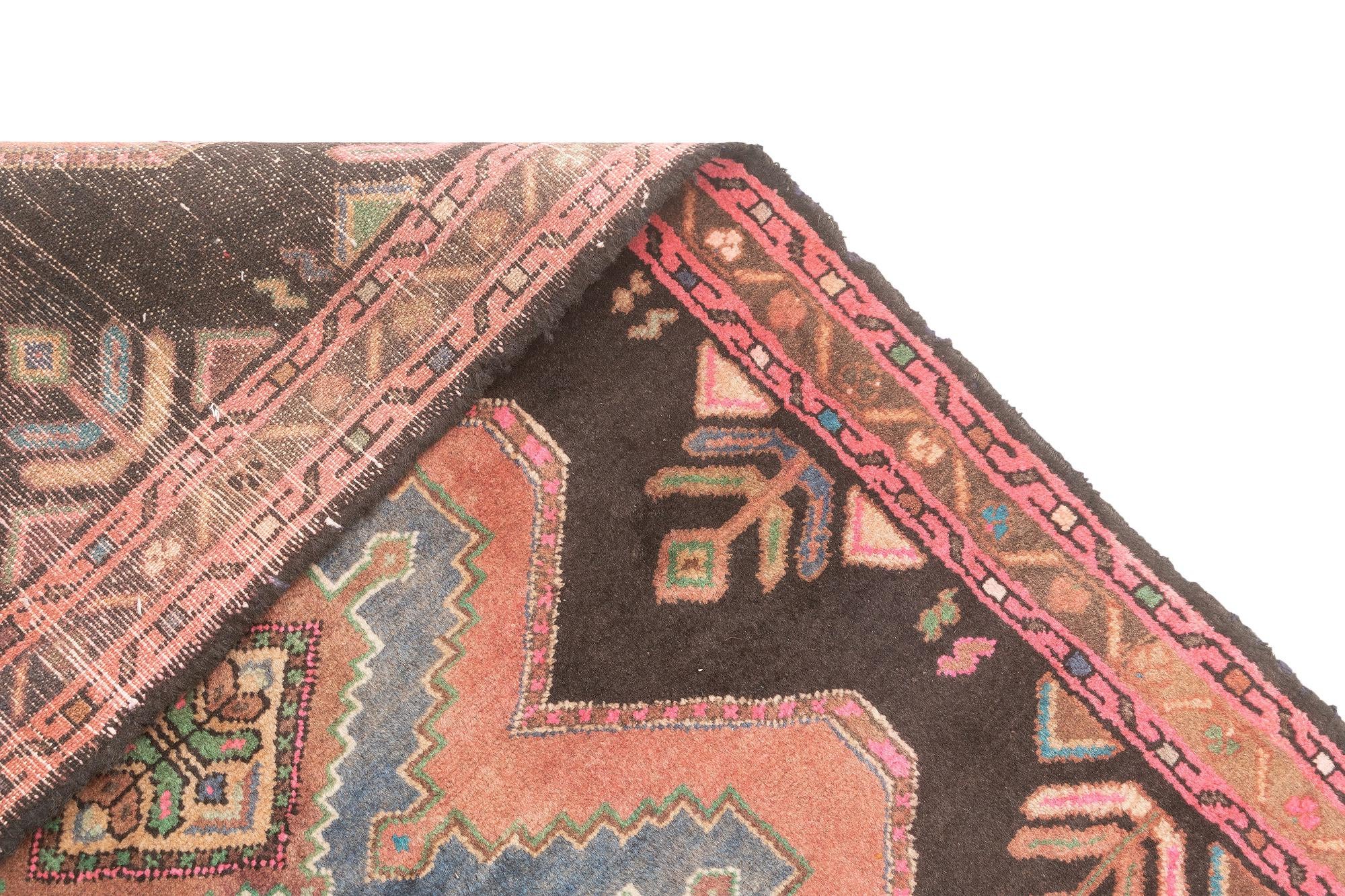 3' 2 x 7' 10 Hamedan Runner Rug